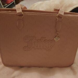 Juicy Couture Light Pink Embossed Tote